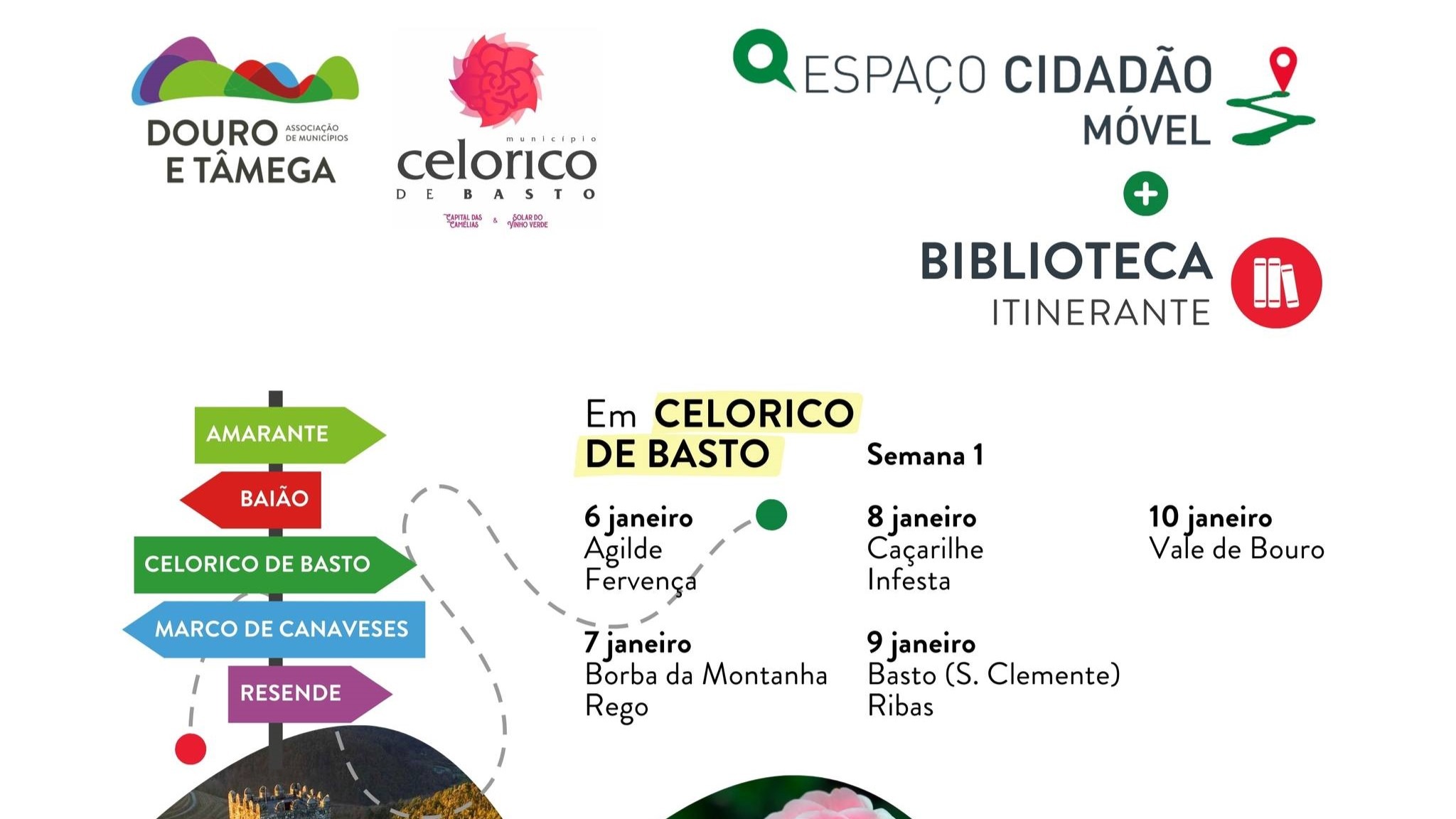 Municípios do Douro e Tâmega disponibilizam Espaço Cidadão Móvel e Biblioteca Itinerante aos cidadãos