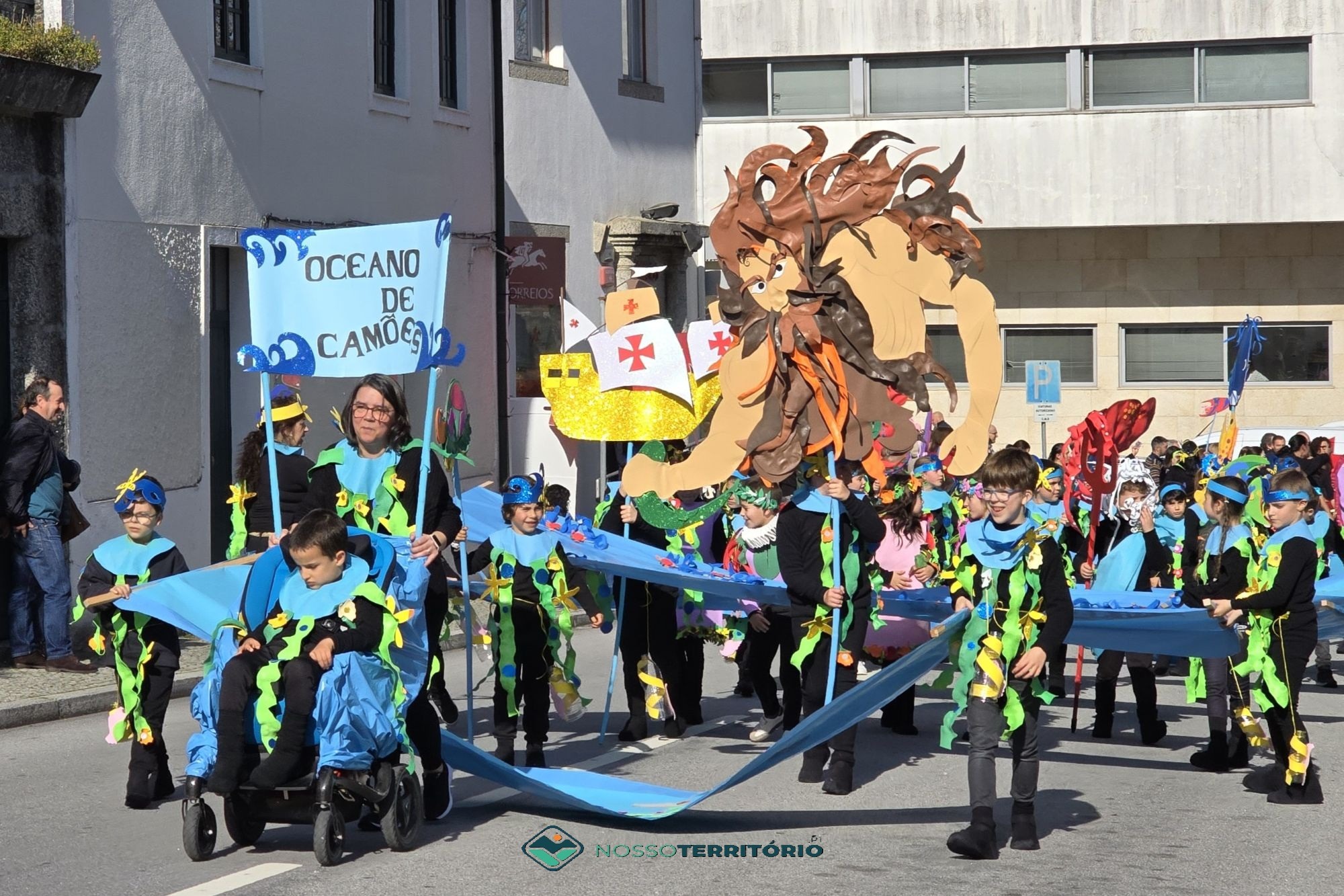 Luís de Camões inspira desfile de Carnaval do Agrupamento de Escolas de Vale de Ovil (C/VÍDEO)