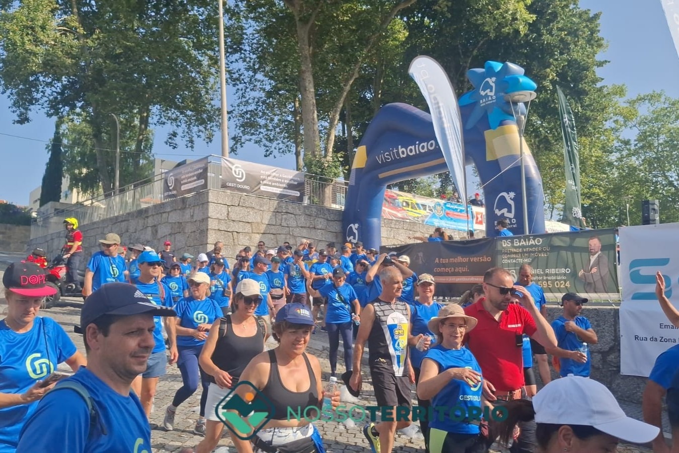 Cerca de 400 pessoas ajudaram os Bombeiros de Baião a cumprir o objetivo solidário do BTT e caminhada
