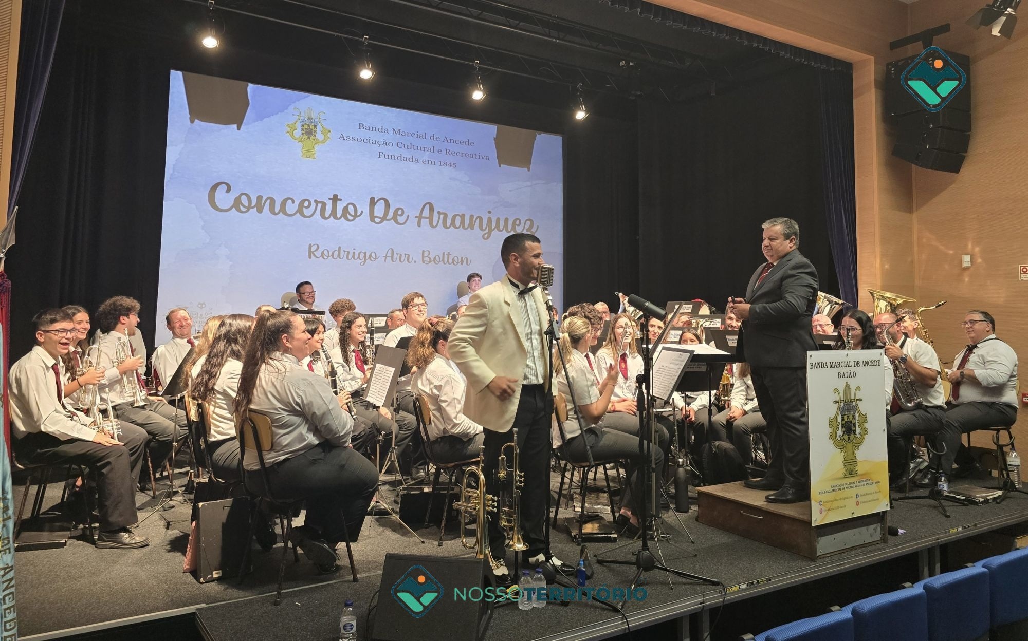 Banda Marcial de Ancede juntou-se a Luís Martelo para um concerto único em Baião (C/VÍDEO)