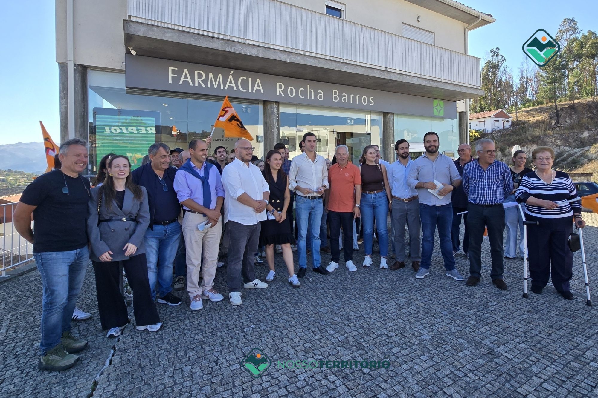Eurodeputado Sebastião Bugalho esteve em Baião no encerramento do porta a porta da coligação “Fazer Acontecer” (C/VÍDEO)