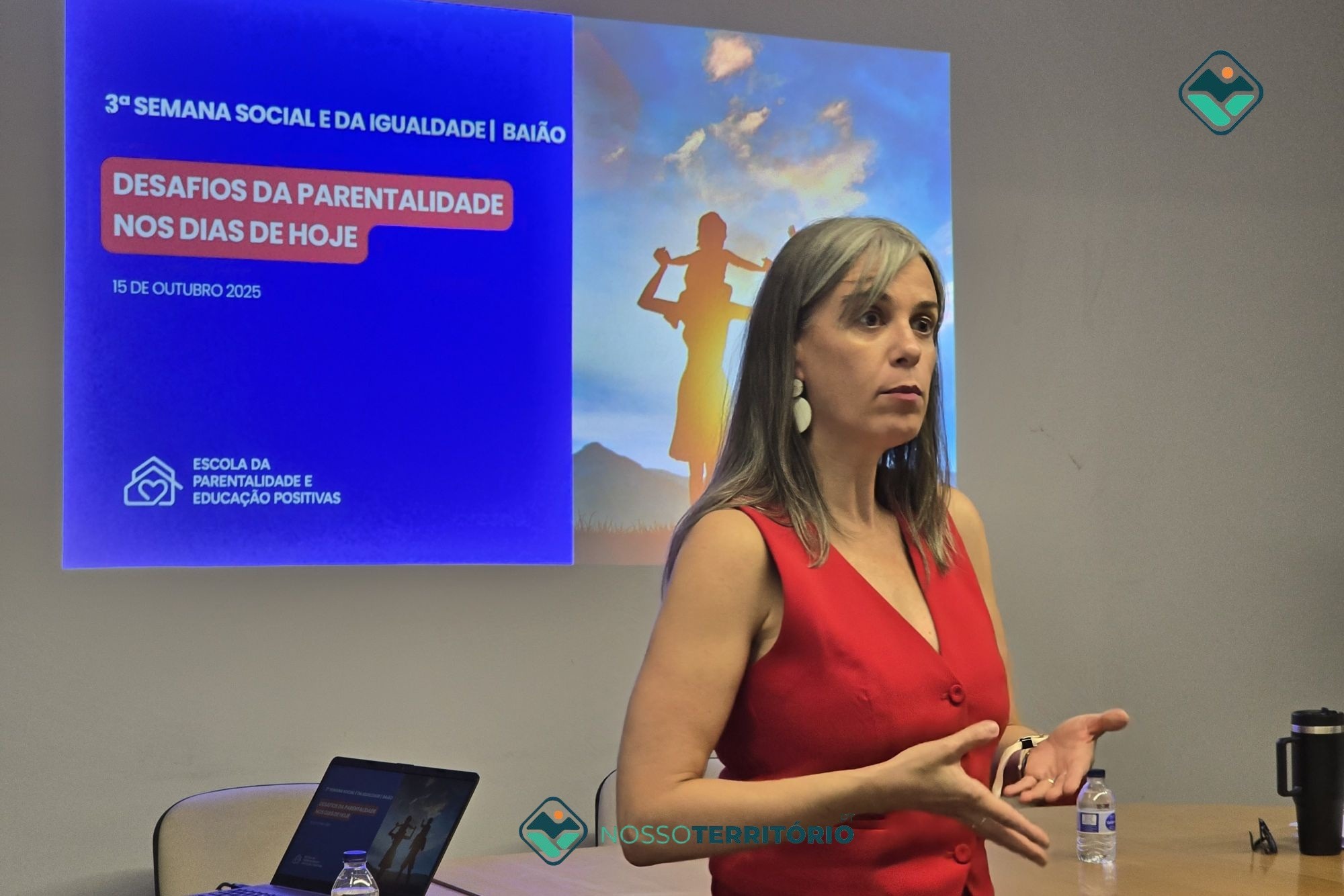 Magda Gomes Dias esteve em Baião a falar sobre os desafios da parentalidade nos dias de hoje (C/VÍDEO)