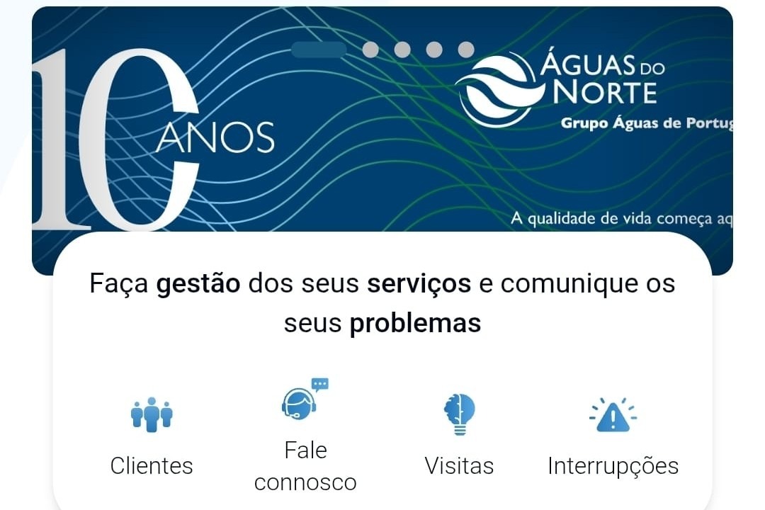 Águas do Norte apresenta novo website mais intuitivo e centrado nas necessidades dos clientes
