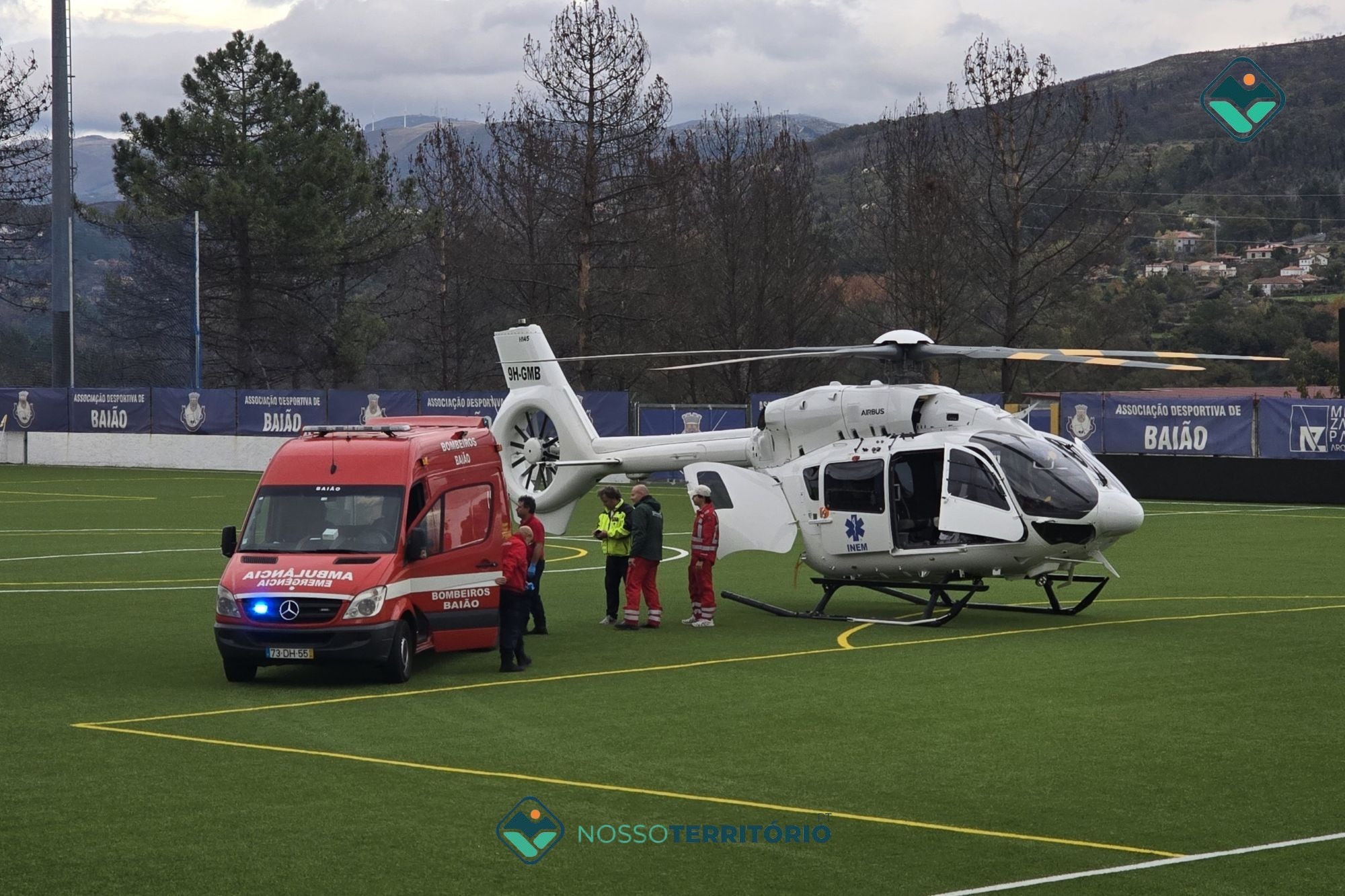 BAIÃO: Homem ferido acidentalmente com arma de fogo helitransportado para o hospital (C/VÍDEO)