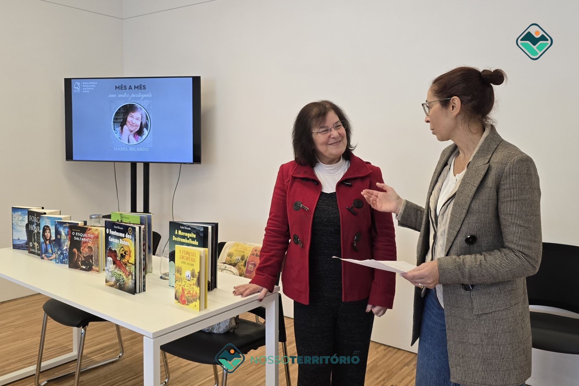 Escritora Isabel Ricardo esteve em Baião para falar dos seus livros, da sua história e da sua escrita (C/VÍDEO)