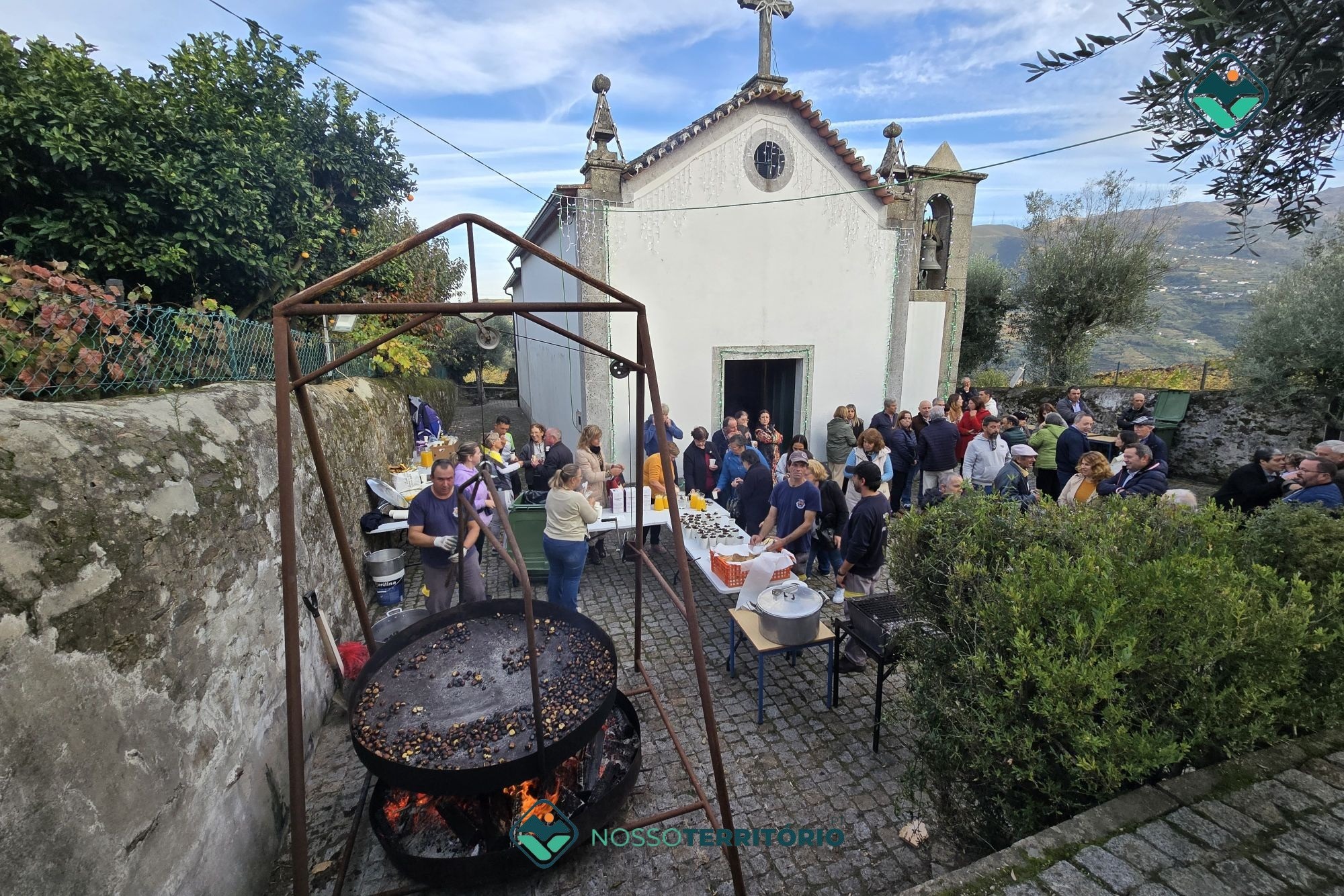 São Martinho celebrado em Mesão Frio com missa e o tradicional Magusto Comunitário (C/VÍDEO)
