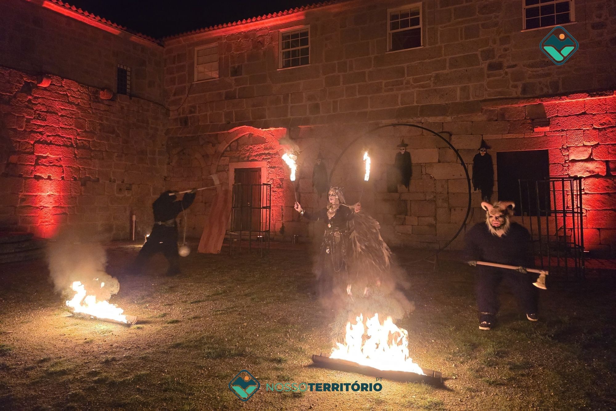 Zombies, cozinheiros malucos e uma rainha ressuscitada assustaram os mais corajosos no “Mosteiro Assombrado” em Baião (C/VÍDEO)
