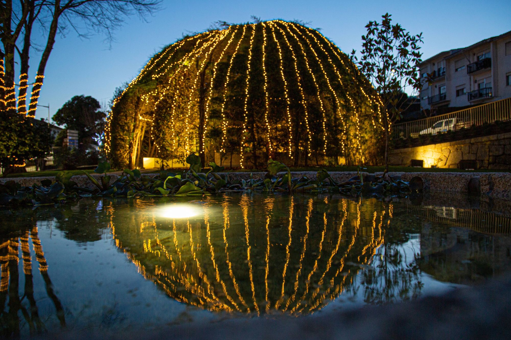 Arranque da quadra natalícia em Baião com iluminação, a tuna TU.ES. AEVO e os alunos do Conservatório de Música de Baião