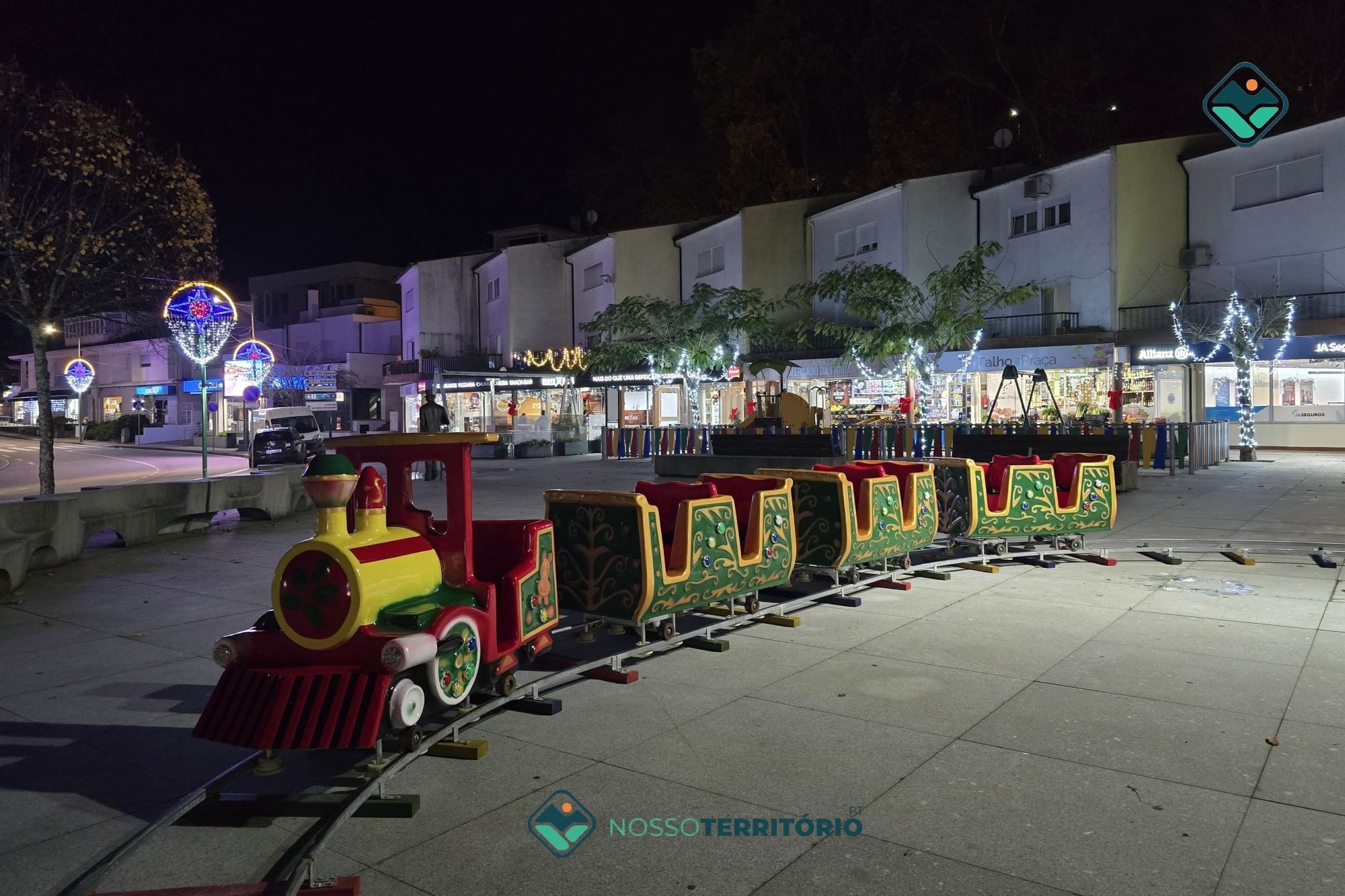 Comboio de Natal vai fazer as delícias dos mais novos na Praça Eça de Queiroz