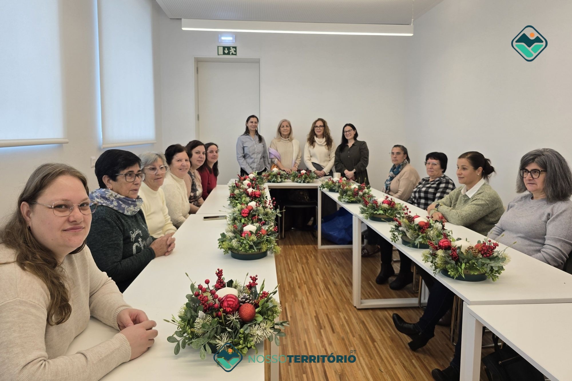 Cuidadores informais de Baião aprenderam a fazer arranjos de Natal (C/VÍDEO)