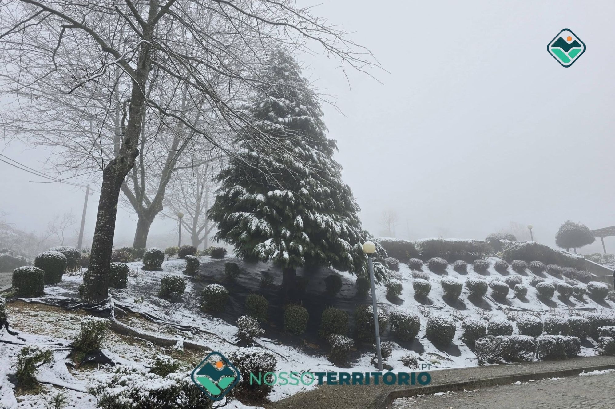 Inverno começa com manto branco a cobrir algumas freguesias de Baião (C/VÍDEO)