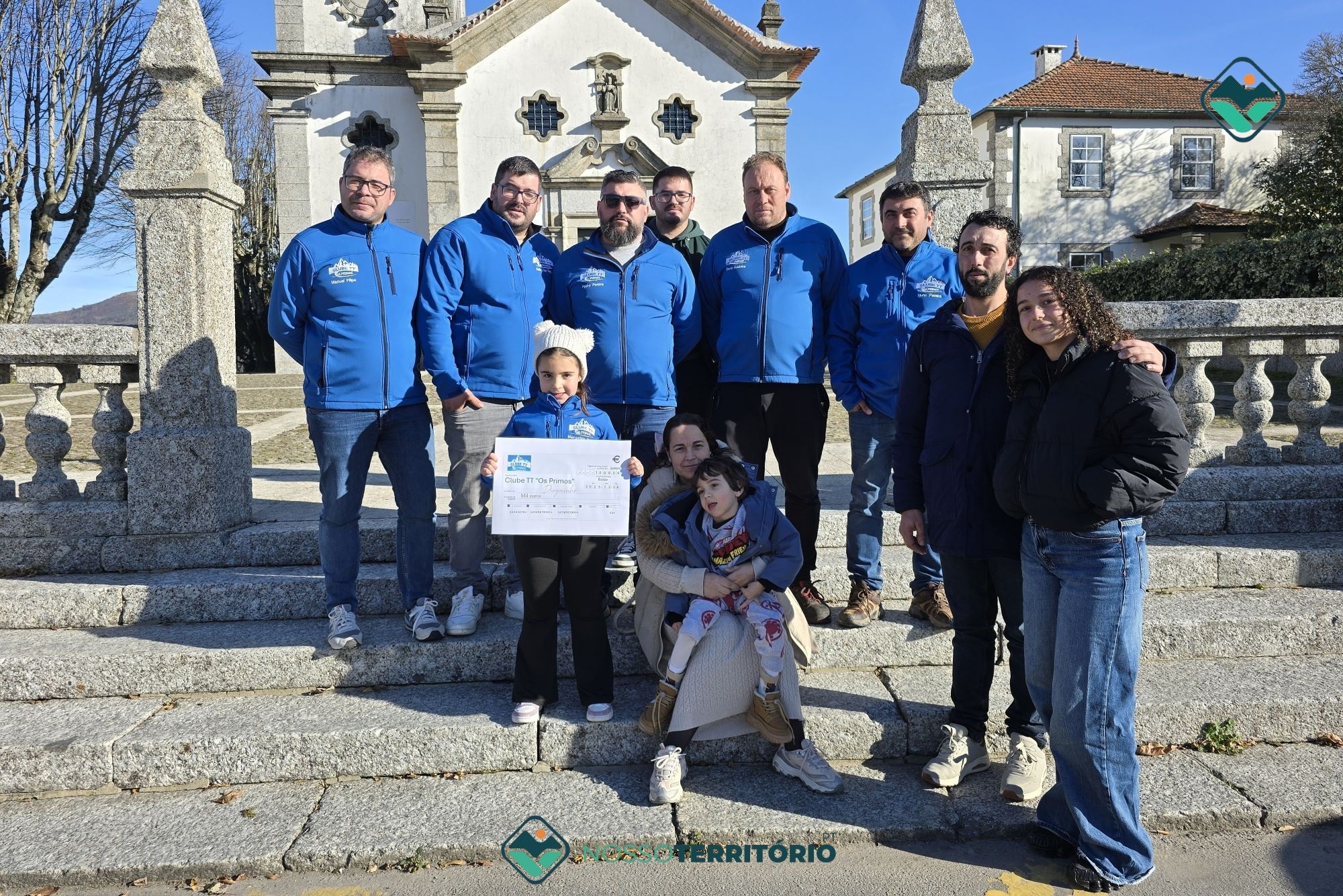 Clube TT “Os Primos” doou mil euros à família do menino de Baião com uma doença rara