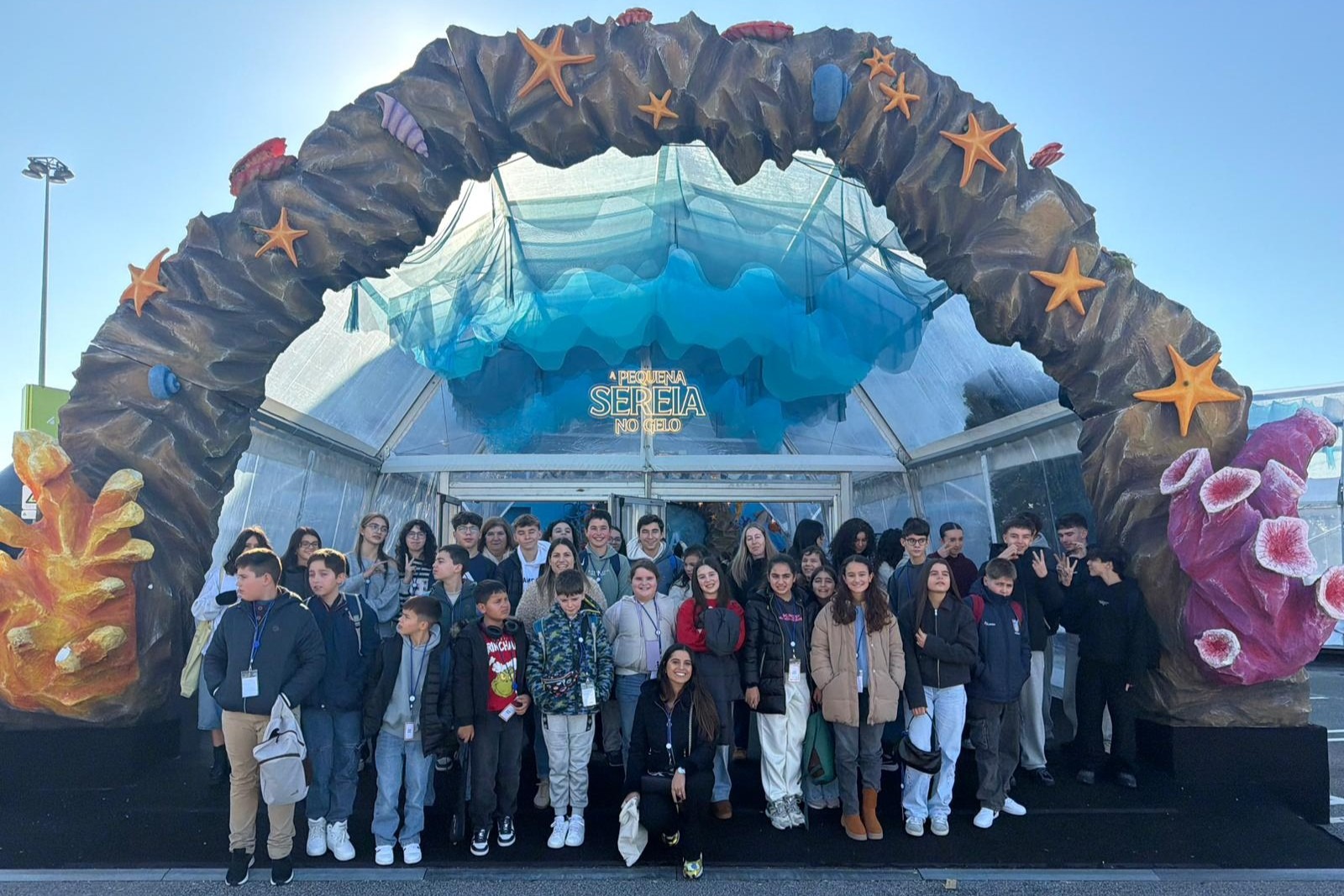 Município de Baião levou 123 alunos dos três agrupamentos de escolas ao espetáculo “A Pequena Sereia no Gelo”