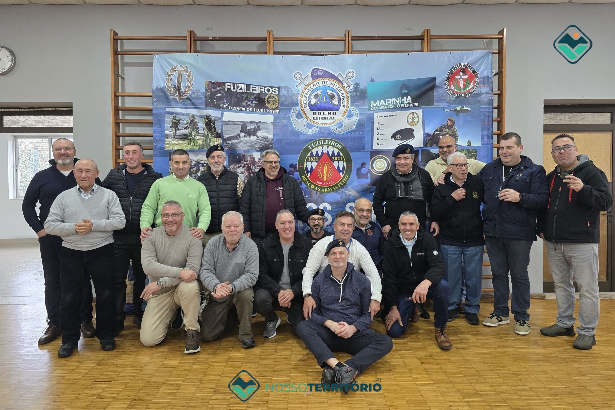 Núcleo de Fuzileiros de Baião participou em almoço solidário da Delegação de Fuzileiros do Douro Litoral