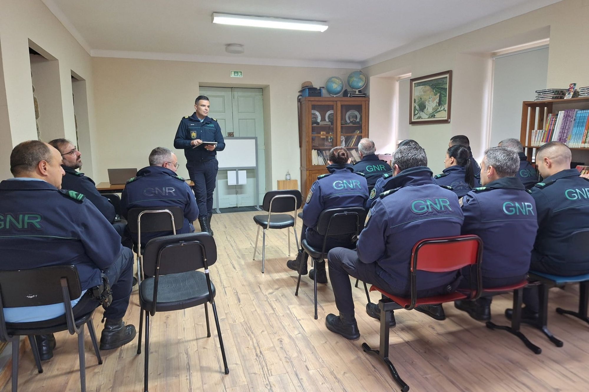 Secções de Prevenção Criminal e Policiamento Comunitário da GNR escolheram Teixeira e Teixeiró para ação de formação
