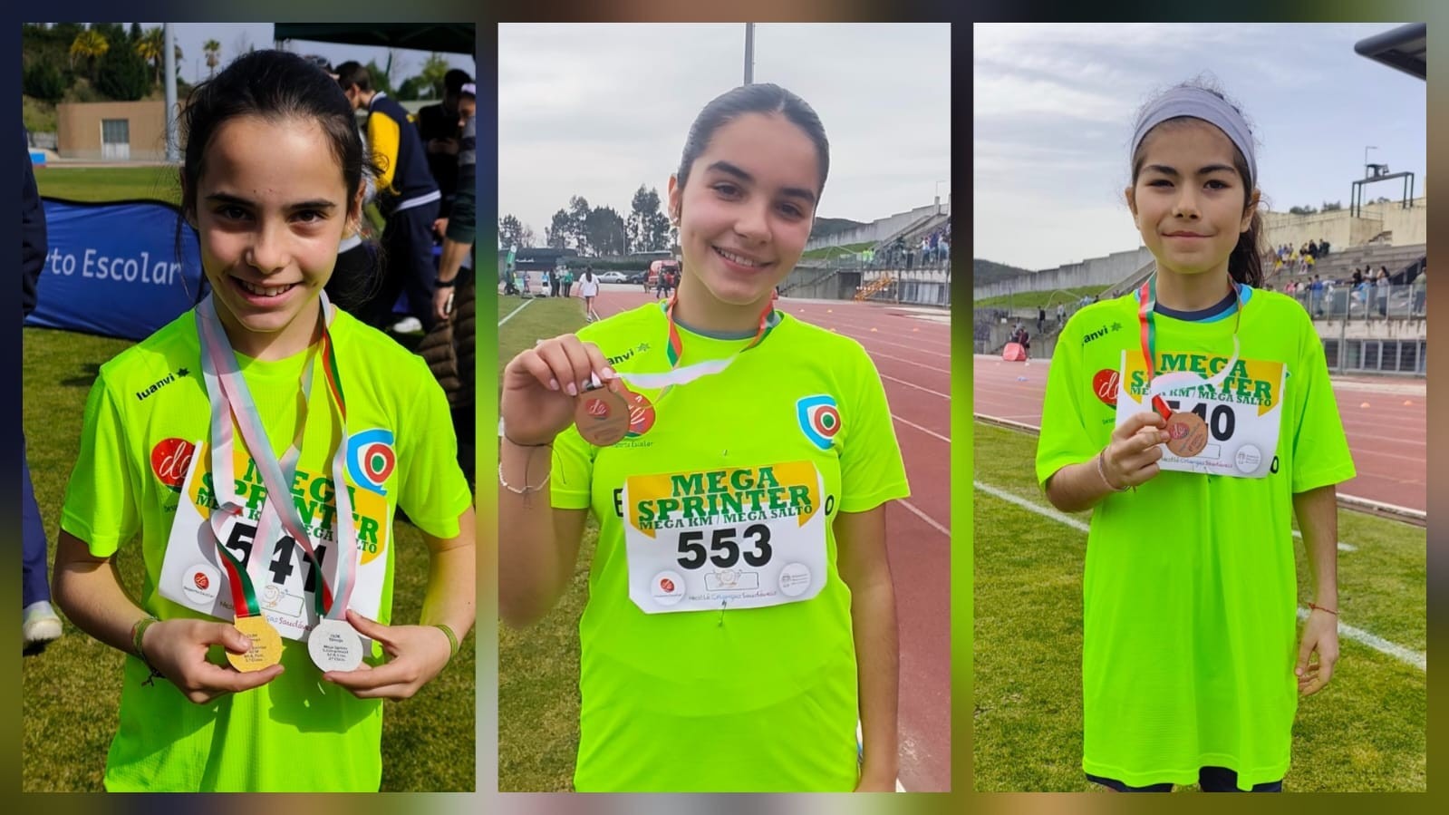 Alunas do Agrupamento de Escolas de Eiriz no pódio do Mega Atleta – Fase CLDE Tâmega