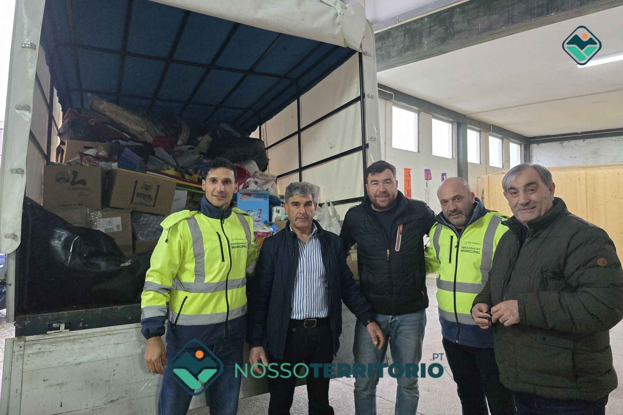 Baião mobilizou-se e juntou centenas de bens para entregar à população de Ourém afetada pelo mau tempo (C/VÍDEO)