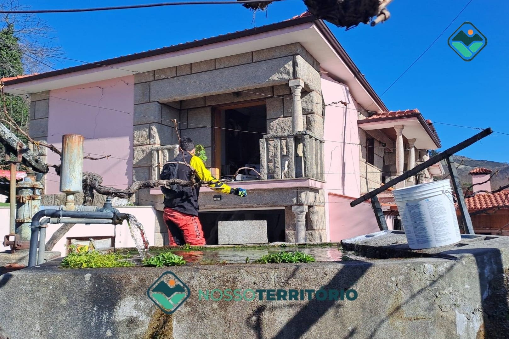 Explosão destrói habitação e provoca um ferido em Valadares