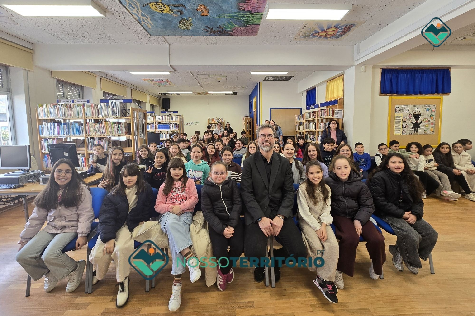 Pedro Chagas Freitas apresenta “A Amiga Cinzenta” aos alunos e alunas de Baião (C/VÍDEO)