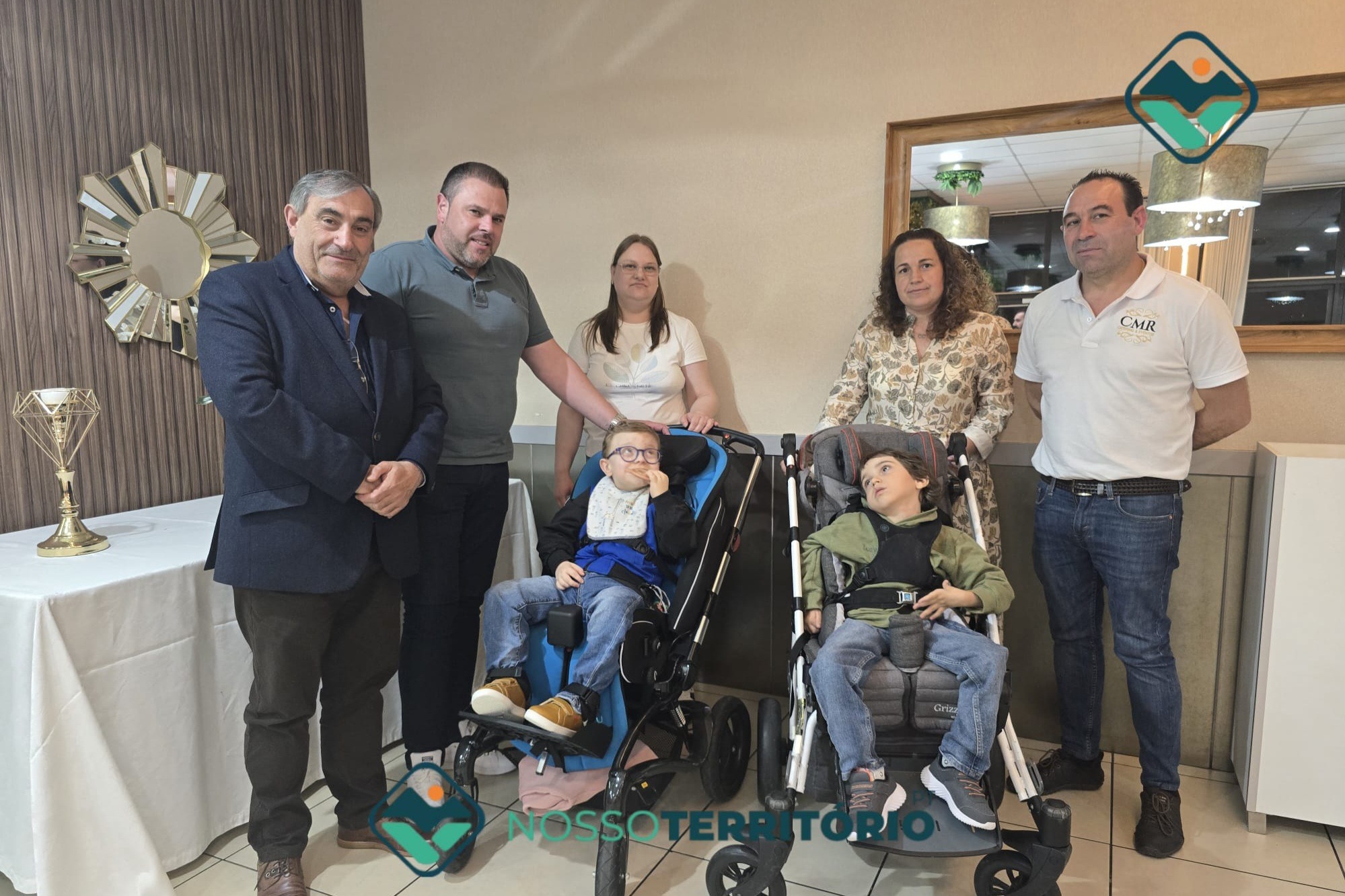 Jantar solidário promovido por três empresas de Baião angariou 1.270 euros para cada menino (C/VÍDEO)