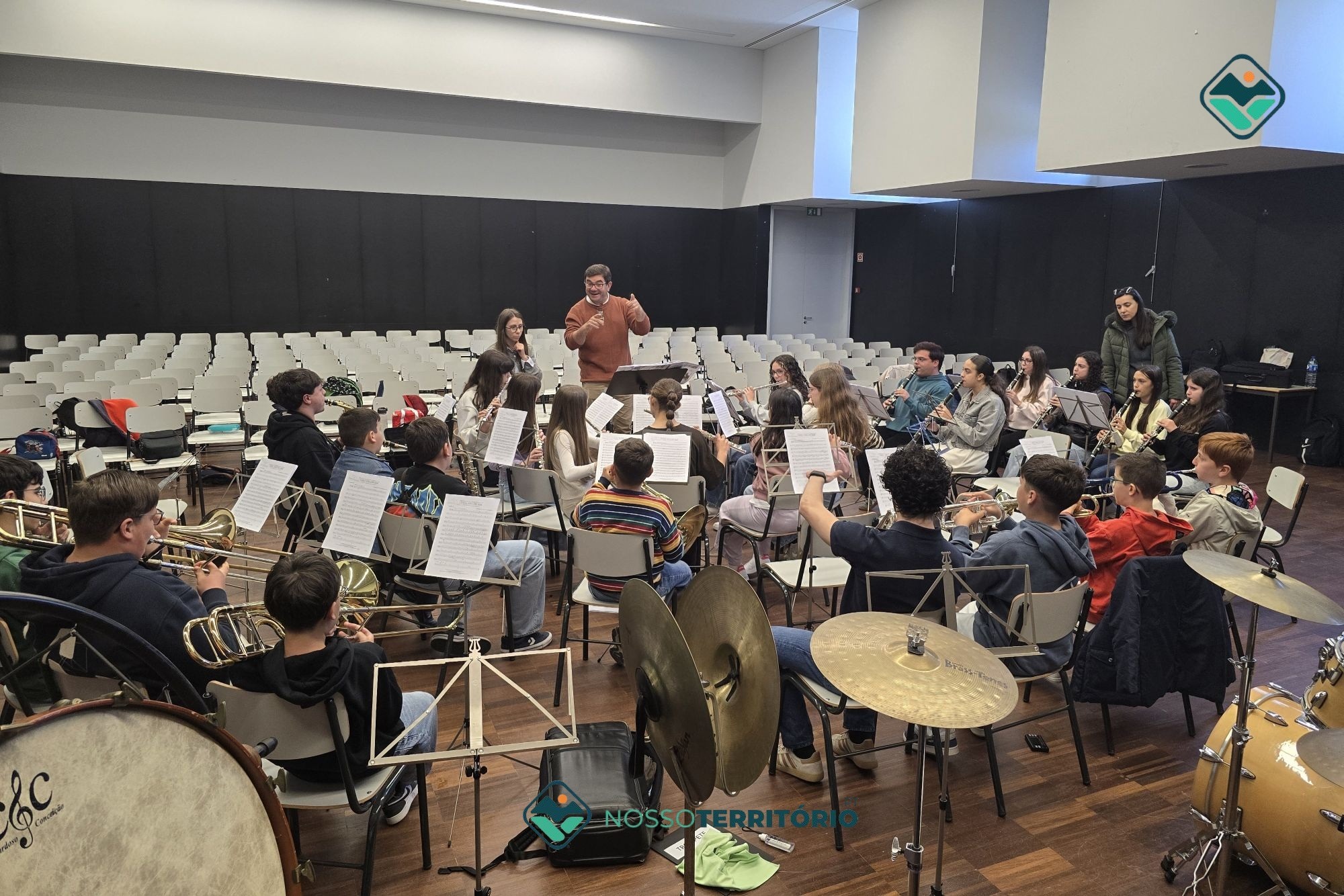 Conservatório de Música de Baião e as bandas de Ancede e Santa Marinha do Zêzere em estágio conjunto