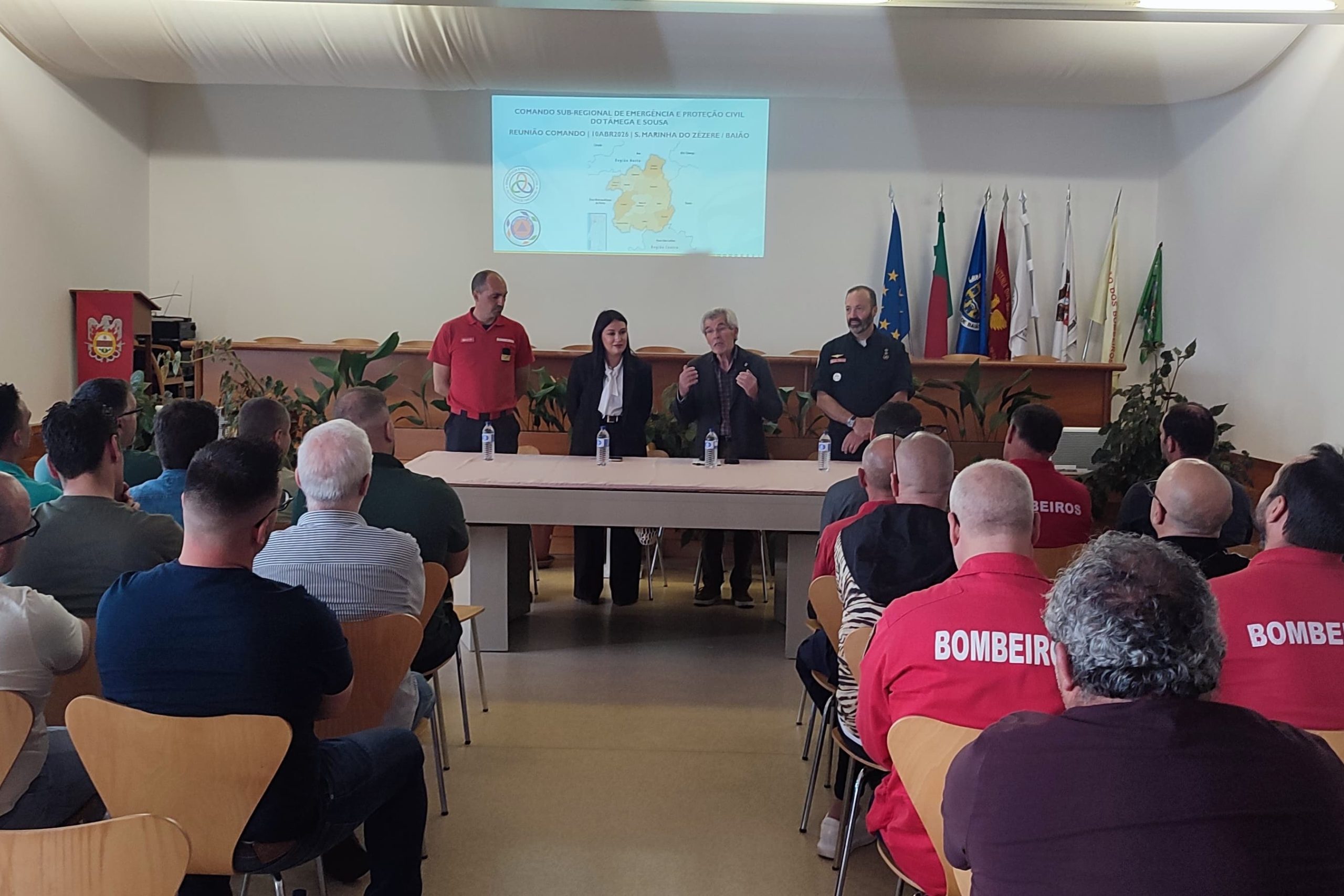 Bombeiros de Santa Marinha do Zêzere receberam reunião do Comando Sub-Regional de Emergência e Proteção Civil do Tâmega e Sousa
