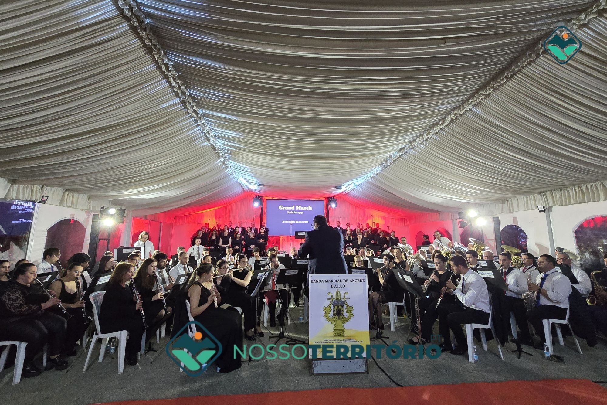 Banda Marcial de Ancede celebrou 181 anos com festa para a comunidade e exaltação da memória da banda (C/VÍDEO)