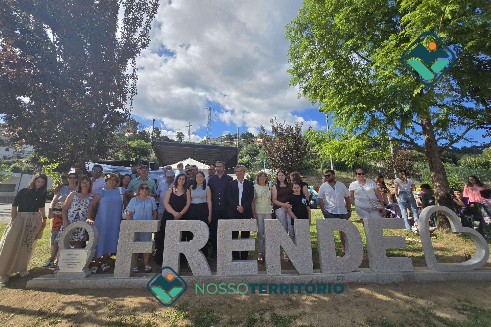 Inaugurado em Frende monumento de homenagem à população, às cestas e ao amor pela freguesia (C/VÍDEO)