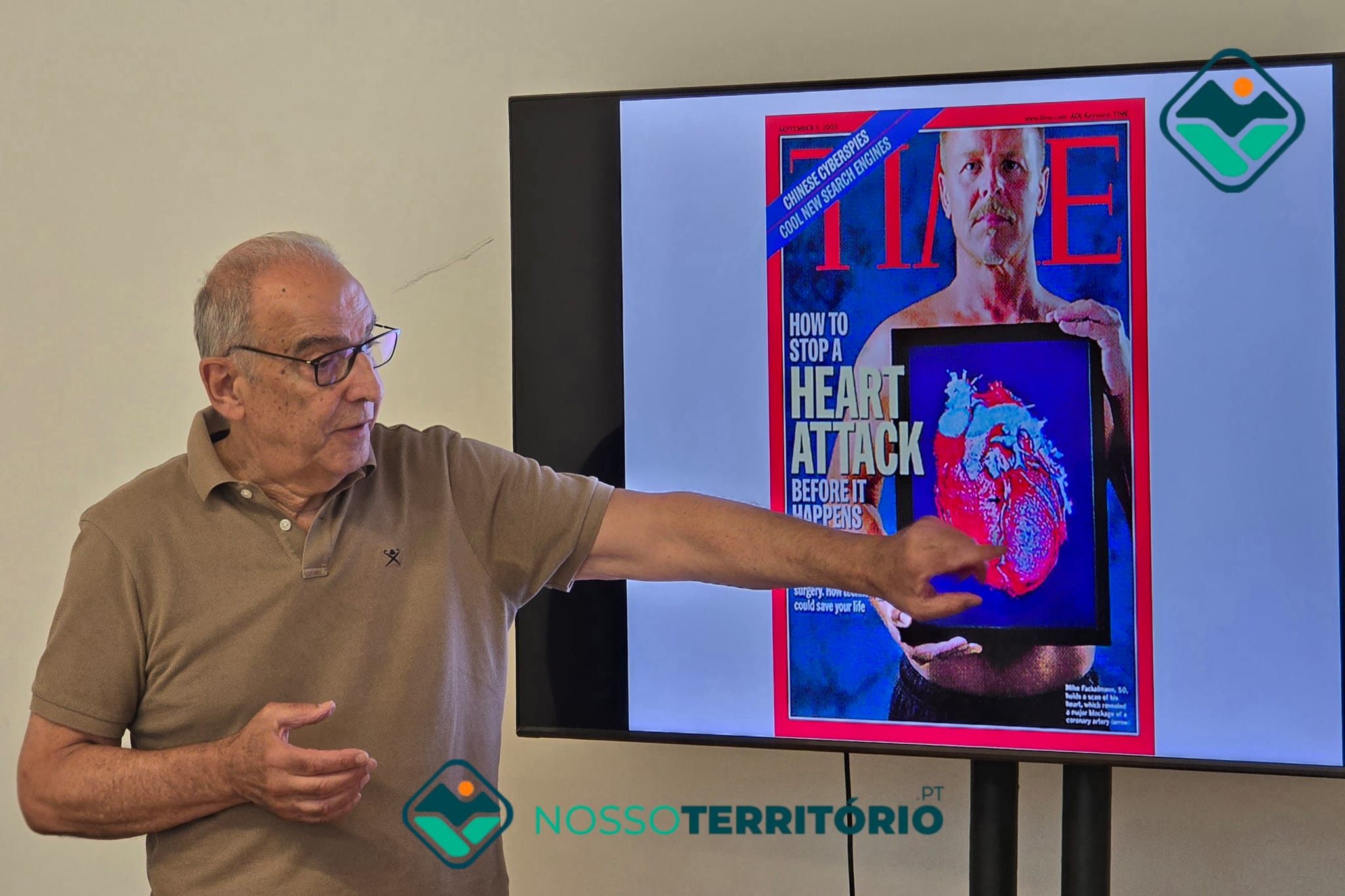 Auditório da biblioteca de Baião encheu para ouvir o médico Filipe Macedo falar sobre doenças cardiovasculares (C/VÍDEO)