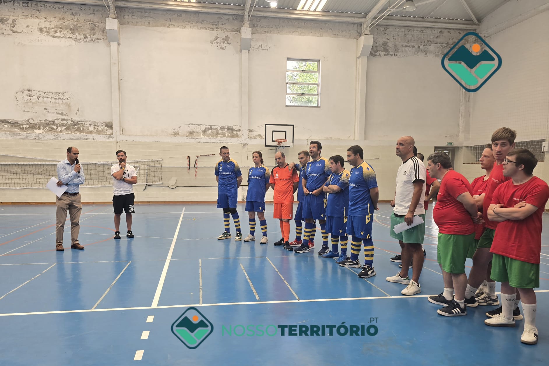 Cinco equipas de futsal adaptado da região disputaram o torneio “Um chuto de esperança” em Baião (C/VÍDEO)