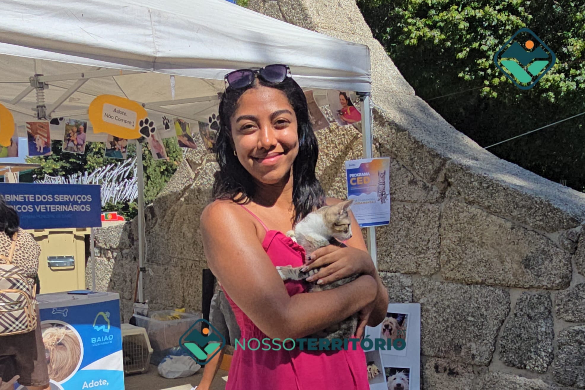 Vários cães e gatos adotados hoje na Feira de Adoção Animal de Baião (C/VÍDEO)