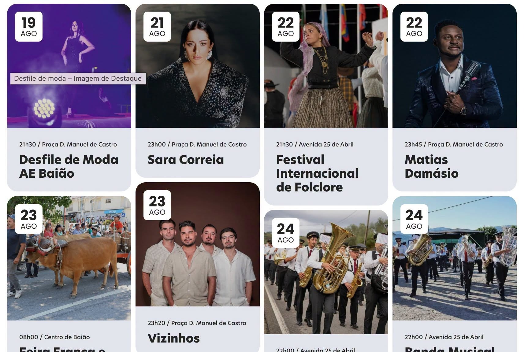 Município de Baião criou plataforma para acompanhamento online das Festas Concelhias e de São Bartolomeu